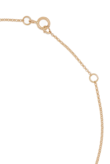Hob/Love Baguette Diamond Necklace